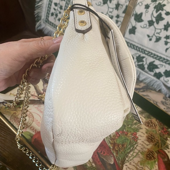 Aimee Kestenberg White Leather Shoulder Bag NWT - Picture 3 of 13